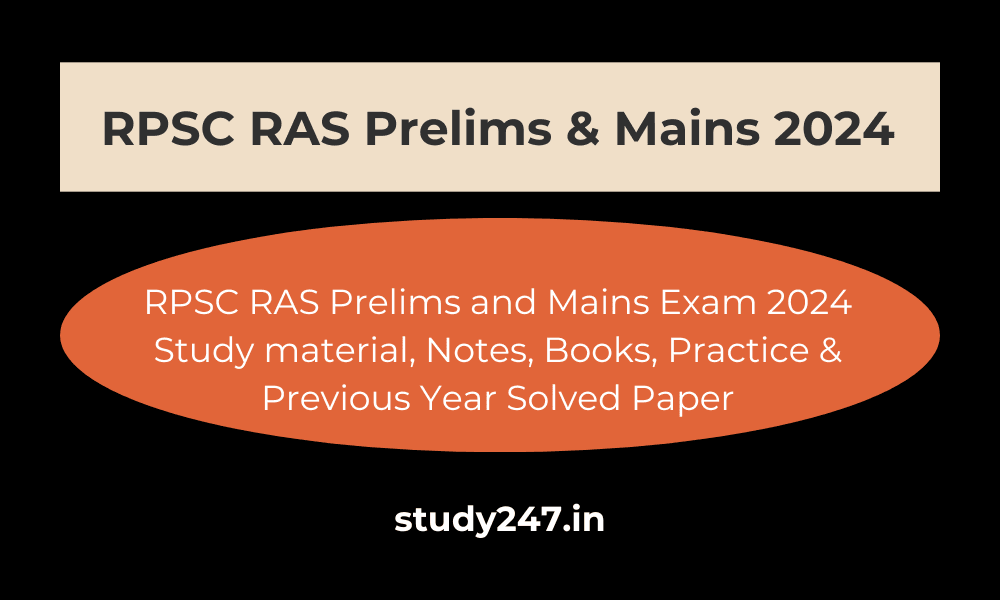 rpsc,ras,prelims,mains,study material,notes,books,test paper,mock test,exam preparation,